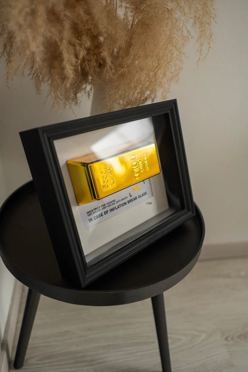 IN CASE OF INFLATION GOLD FRAME