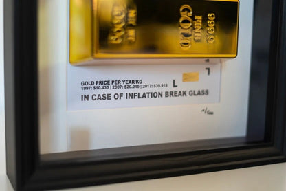 IN CASE OF INFLATION GOLD FRAME