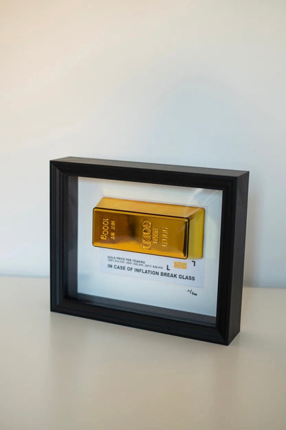 IN CASE OF INFLATION GOLD FRAME