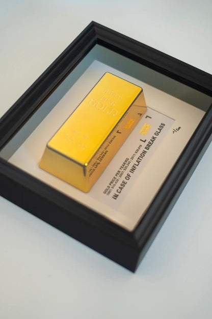 IN CASE OF INFLATION GOLD FRAME
