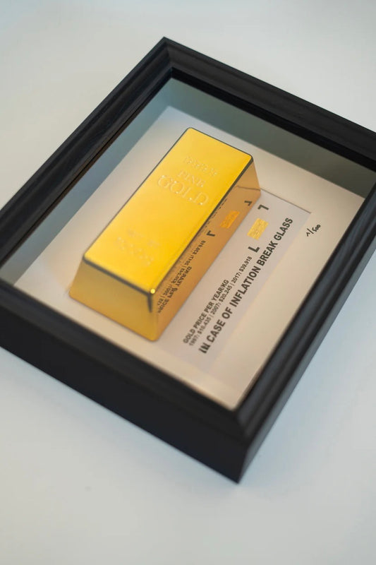 IN CASE OF INFLATION GOLD FRAME