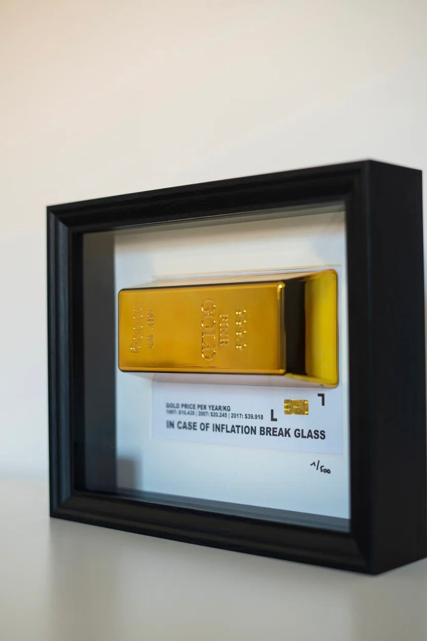 IN CASE OF INFLATION GOLD FRAME