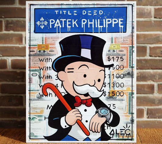ALEC MONOPOLY CHECKING LUXURY WATCH