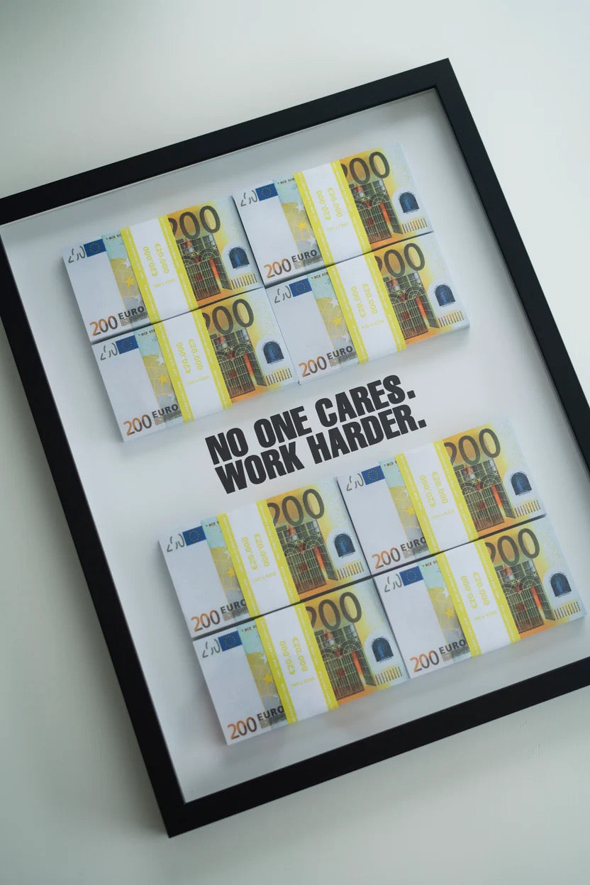 NO ONE CARES FRAME